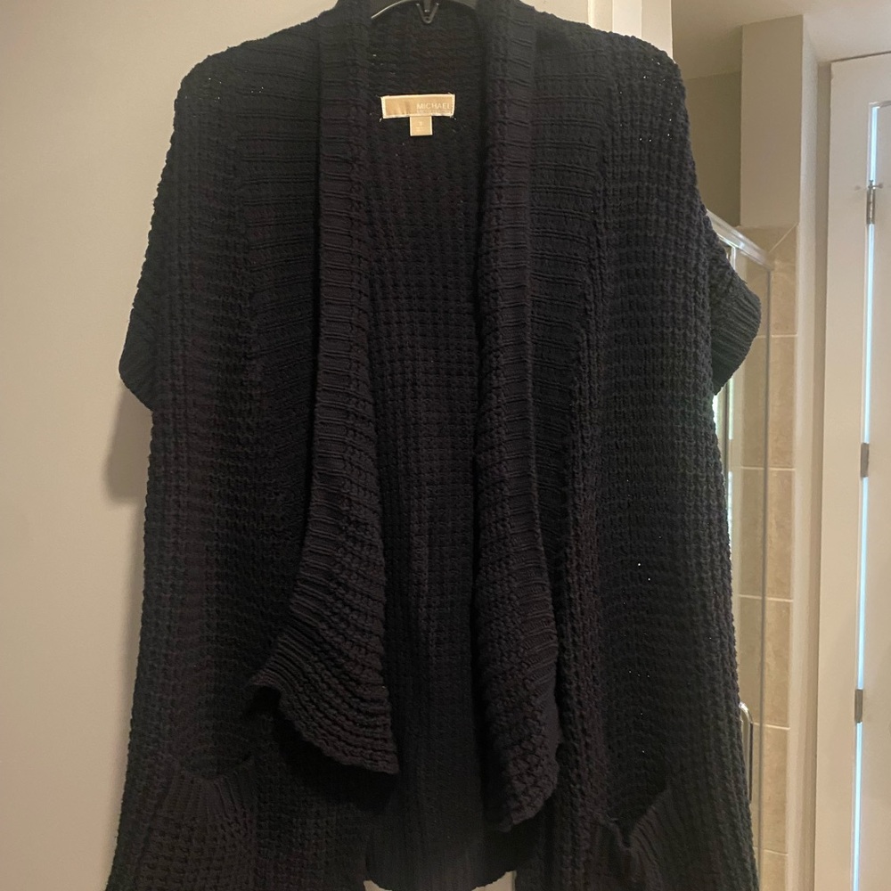 Michael Kors Black Cable Knit Sweater